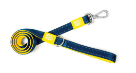 Max & Molly Correa Matrix Yellow Короткий подарок для собак, синьо-жовтий, M, Ш 20 мм, Д 120 см