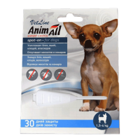 AnimAll VetLine Spot-On Краплі від бліх і кліщів для собак вагою 1.5-4 кг
