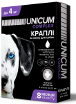 Unicum COMPLEX Краплі від бліх, кліщів та гельмінтів на холку, для собак вагою 10-30 кг
