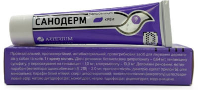 Arterium Санодерм Крем проти запалень, 15 г