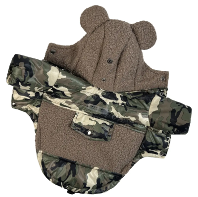 Dogs Bomba Куртка для собак Teddy, мілітарі, розмір 6