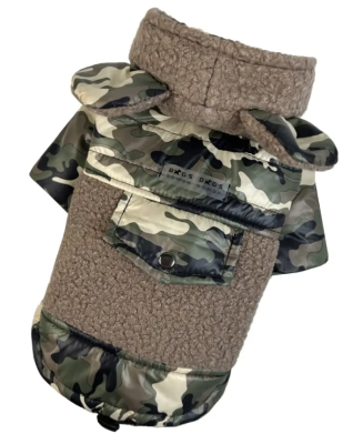 Dogs Bomba Куртка для собак Teddy, мілітарі, розмір 6
