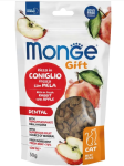 Monge Gift Cat Dental Ласощі для котів, кролик з яблуком, 50 г