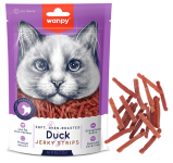 Wanpy Soft Duck Jerky Strips Ласощі для котів в'ялені качині смужки, 80 г