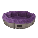 AnimAll Mary Лежак-кошик для котів та собак, колір фіолетово-сірий, S 50х50х15 см