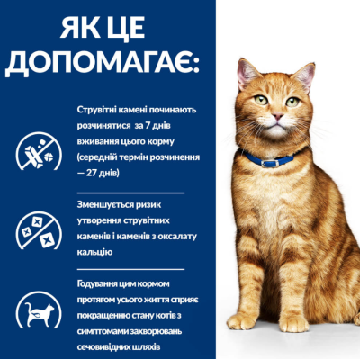 Hill's Prescription Diet Feline c/d Multicare Urinary Care Сухий ветеринарний корм для котів, з куркою, 400 г