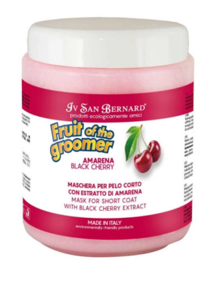 Iv San Bernard Black Cherry Маска для короткої шерсті, з протеїнами шовку, та чорною вишнею, 50мл