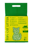 Хвостик Tofu Cat Litter Aloe Vera Соєвий наповнювач для котячого туалету, з ароматом алое віра, 2.6 кг (6 л)