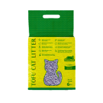 Хвостик Tofu Cat Litter Lavender Соєвий наповнювач для котячого туалету, з ароматом лаванди, 2.6 кг (6 л)