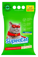 SuperCat Стандарт Деревний наповнювач для котячих туалетів з ароматизатором 3 кг