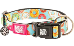 Max & Molly Smart ID Collar Donuts Нашийник для собак з принтом Пончики, M, Ш 20 мм, Д 34-55 см