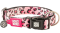 Max & Molly Smart ID Collar Leopard Pink Ошейник для собак с принтом Розовый с леопардовым, L, Ш 25 мм, Д 39-62 см