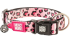 Max & Molly Smart ID Collar Leopard Pink Нашийник для собак  з принтом Рожевий з леопардовим, L, Ш 25 мм, Д 39-62 см