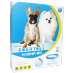 Ефектвет COLOR Нашийник протипаразитарний для собак 35см, чорний