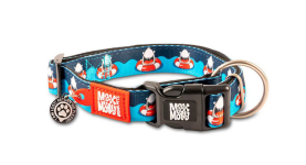 Max & Molly Smart ID Collar Frenzy the Shark Нашийник для собак з QR-кодом, малюнок Шалена акула, L, Ш 25 мм, Д 39-62 см
