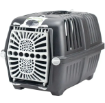 ECO PRATIKO Переноска 1 пласт., черная, (48х31,5х33), вес животного 12 кг