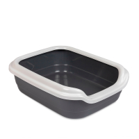 Природа Туалет Comfort L для котів, 49х39х15 см, сірий