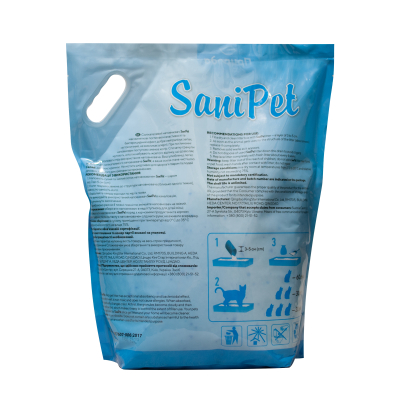 Sani Pet Наповнювач для котячого туалету силікагелевий 7,6 л