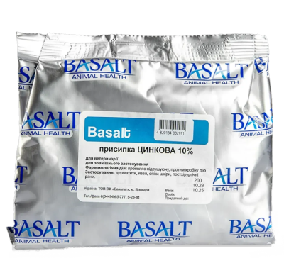 Basalt Присипка цинкова 10% 200г