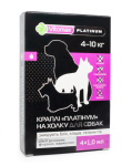 Vitomax Platinum Протипаразитарні краплі для собак вагою від 4 до 10 кг на холку від бліх, кліщів, гельмінтів, 1 мл х 1 піпетка