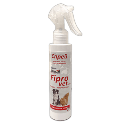 AnimAll VetLine Фіпровет Форте Протипаразитарний спрей для котів та собак, 150 мл