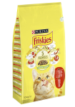 Purina Friskies Сухий повнораціонний корм для дорослих котів з яловичиною, куркою та овочами, НА ВАГУ
