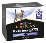 Purina Pro Plan FortiFlora Plus Пробіотик із пребіотиком для дорослих котів і кошенят для підтримання нормальної міклофлори кишківника, 1.5 г х 1 саше