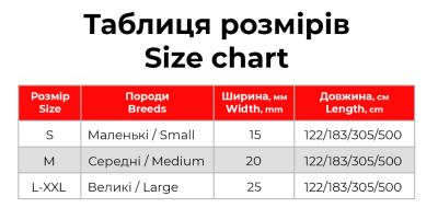 WAUDOG Waterproof Повідець для собак водостійкий, рожевий S, Ш 15 мм, Д 183 см, рожевий