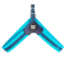 Max & Molly Q-Fit Harness Matrix Sky Blue Шлея для собак голубого цвета, M, Грудь 45-48 см