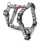 Max & Molly Urban Pets H-Harness Zebra Шлея для собак з принтом Зебра, S, Ш 15 мм, А:43-51 см, В:33,5-47 см