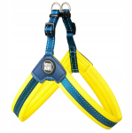 Max&Molly Q-Fit Yellow Шлея для собак, жовто-синя, M, Груди 45-48 см