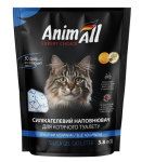 AnimAll Блакитний аквамарин Силікагелевий наповнювач для котячого туалету, 3.8 л (1.6 кг)