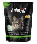 AnimAll Зеленый изумруд Силикагелевый наполнитель для кошачьего туалета, 5 л (2.1 кг)