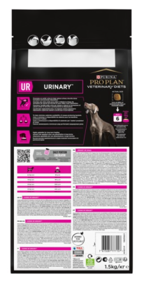 Purina Pro Plan Veterinary UR Urinary Сухий дієтичний корм для дорослих собак проти струвітних каменів 1.5 кг