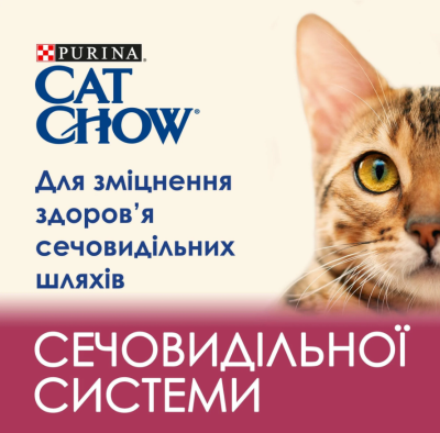 Purina Cat Chow Urinary Сухий дієтичний корм для дорослих котів для підтримки здоров'я сечовивідної системи, з куркою 1.5 кг
