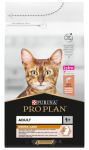 Purina Pro Plan Adult 1+ Derma Care Сухой полнорационный корм для взрослых кошек для поддержания здоровья кожи и красоты шерсти с лососем 400 г