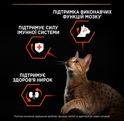 Purina Pro Plan Adult 1+ Vital Functions Сухий повнораціонний корм для дорослих котів з лососем 400 г