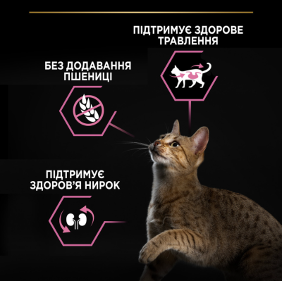 Purina Pro Plan Sterilised Adult 1+ Delicate Digestion Сухий дієтичний корм для дорослих стерилізованих котів з чутливою травною системою з куркою 400 г