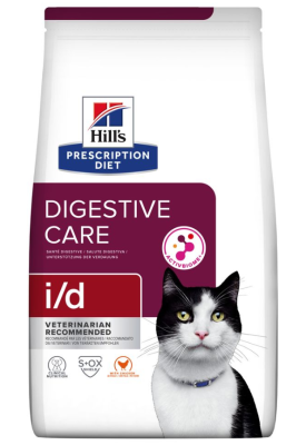 Hill's Feline I/D Сухий ветеринарний корм для котів, при захворюваннях шлунково-кишкового тракту, 400 г
