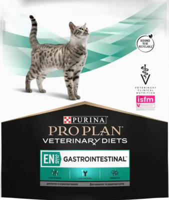 Purina Pro Plan Veterinary Diets Veterinary Diets EN Gastrointestinal Сухий дієтичний корм для лікування кишкових розладів у котів 400 г