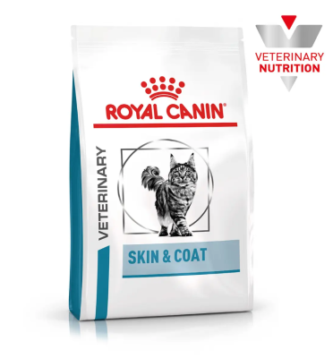 Royal Canin Skin & Coat Сухий ветеринарний корм для котів при дерматозе і випаданні шерсті, 400 г