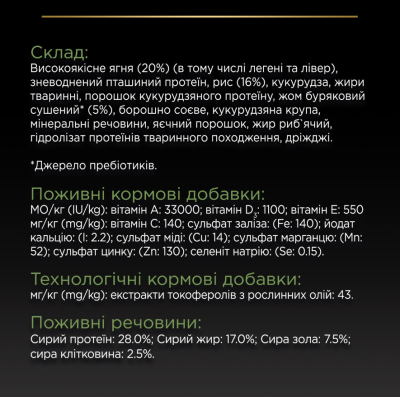Purina Pro Plan Small & Mini Adult 1+ Sensitive Digestion Сухий повнораціонний корм для дорослих собак дрібних порід з чутливим травленням, з ягням, НА ВАГУ