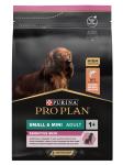 Purina Pro Plan Small & Mini Adult 1+ Sensitive Skin Сухий повнораціонний корм для дорослих собак дрібних порід з чутливою шкірою, з лососем 700 г