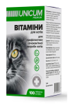 Unicum Premium Вітаміни для профілактики сечокам'яної хвороби у котів, 100 таблеток