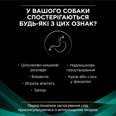 Purina Pro Plan Veterenary Diets EN Gastrointestinal Вологий дієтичний корм для дорослих собак, для усунення розладів травлення, мус 400 г