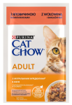 Purina Cat Chow Adult Вологий корм для кішок з яловичиною і баклажанами, шматочки в желе 85 г