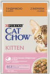 Purina Cat Chow Kitten Вологий корм для кошенят з індичкою і цукіні, шматочки в желе 85 г