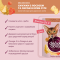 Delickcious Вологий корм для котів лосось і сир, 85 г