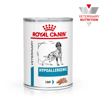 Royal Canin Hypoallergenic Консервований ветеринарний корм для собак при харчової алергії, 400 г