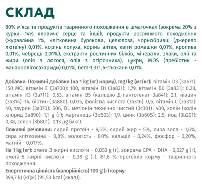 Optimeal Вологий корм для дорослих собак з яловичиною та журавлиною у желе, 100 г